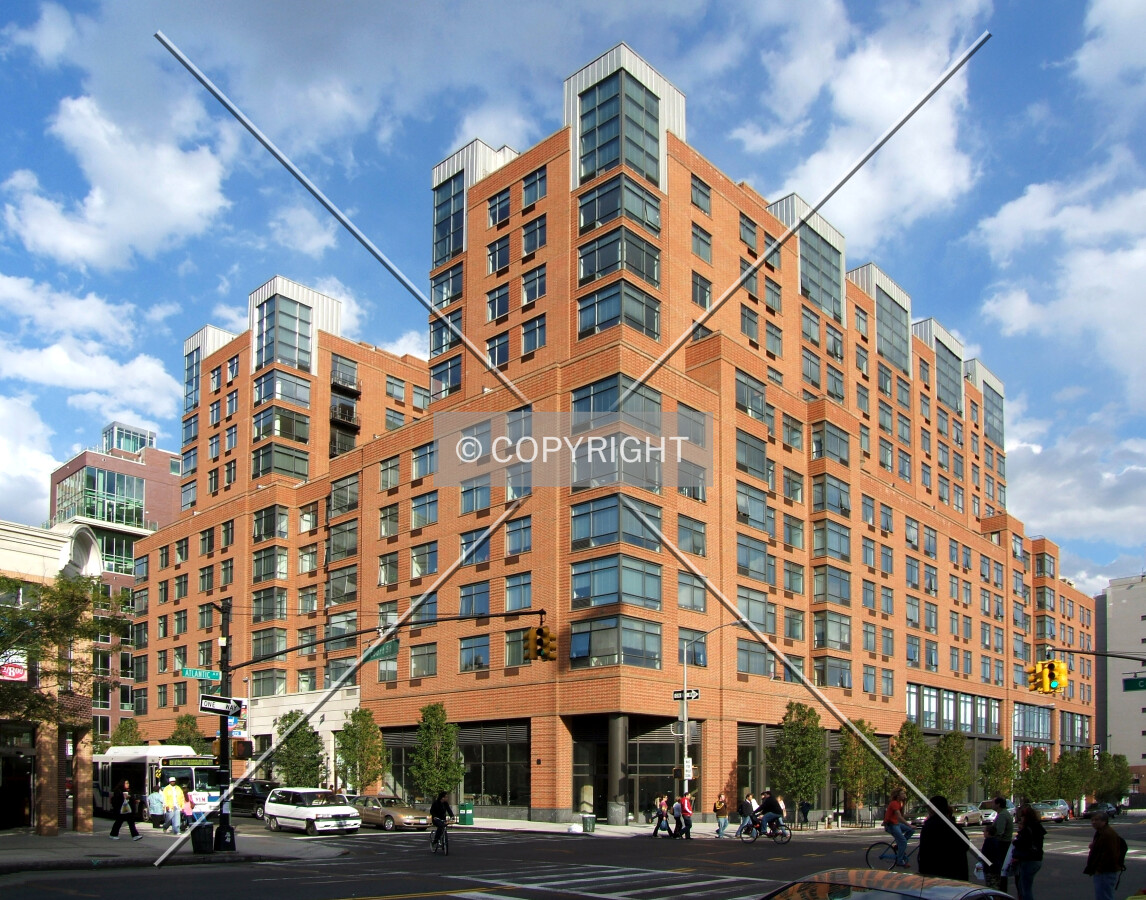 View from the southwest at Court Street and Atlantic Avenue