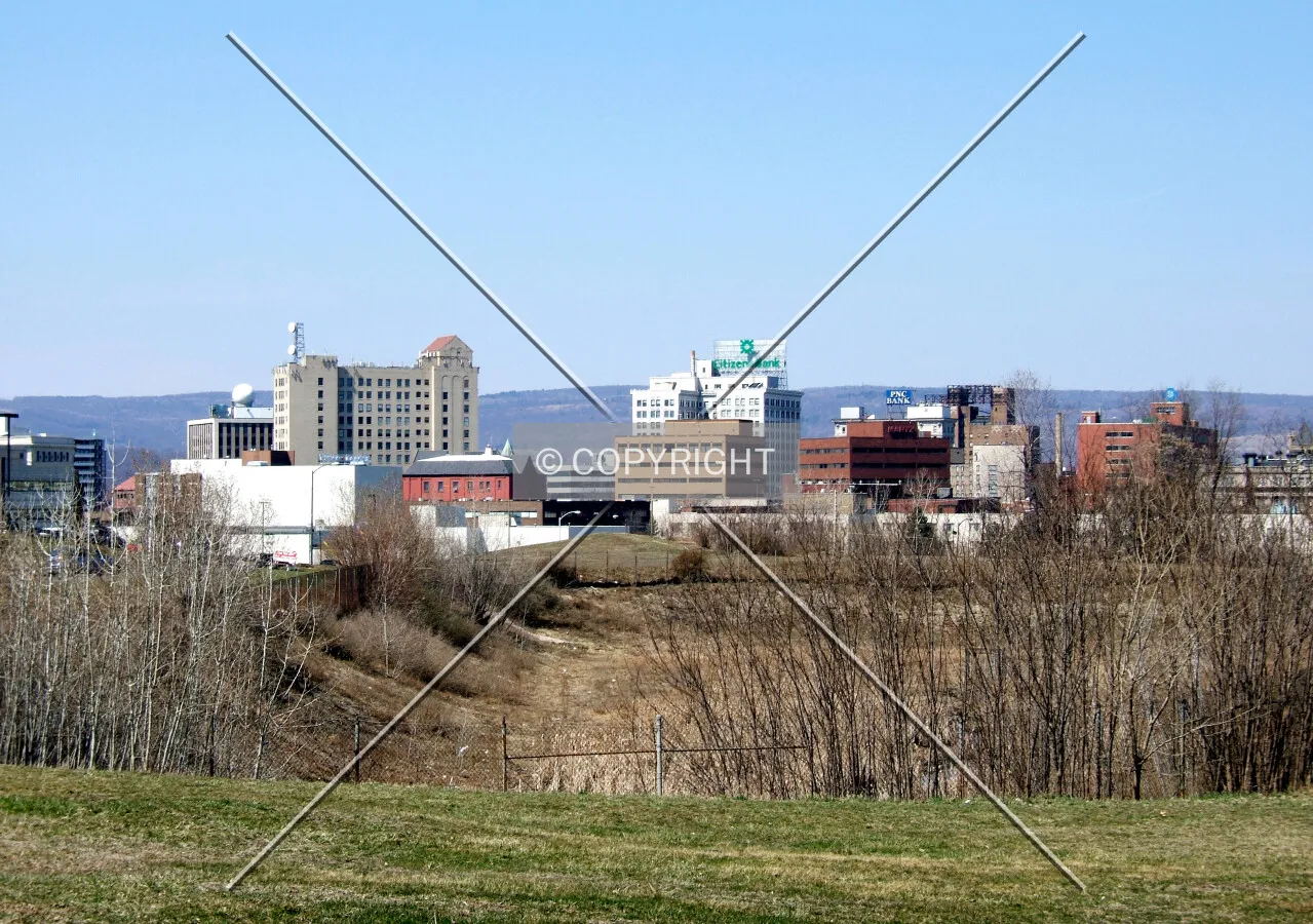 View from the southeast