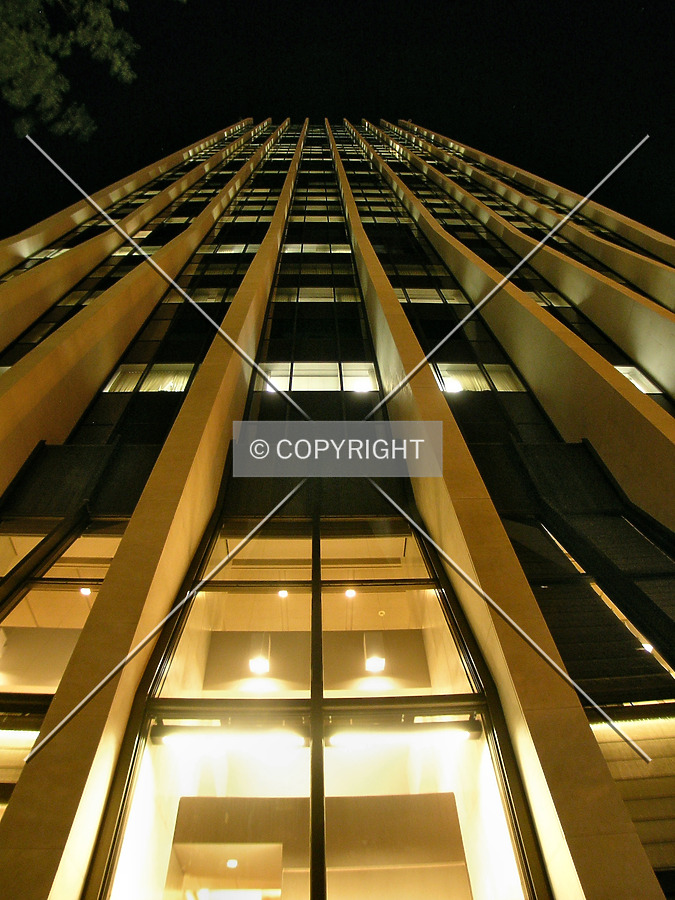 Looking up the southern facade