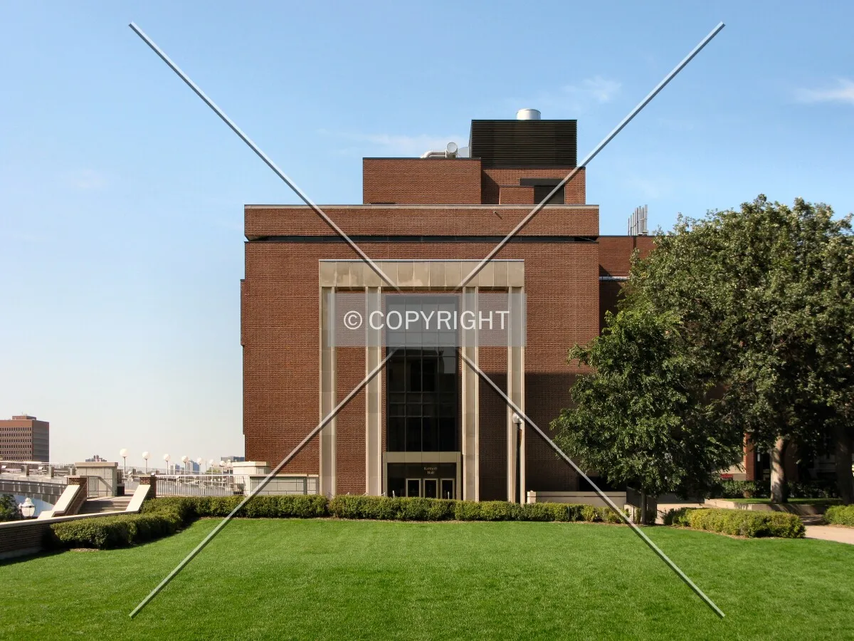 View to the west across Northrop Mall