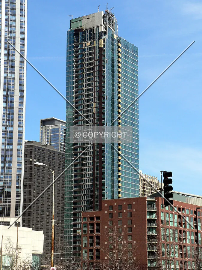 View to the northeast from Columbus Drive at North Water Street
