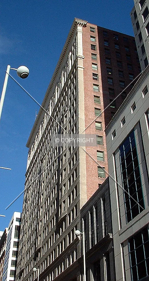 View to the north along Walnut Street