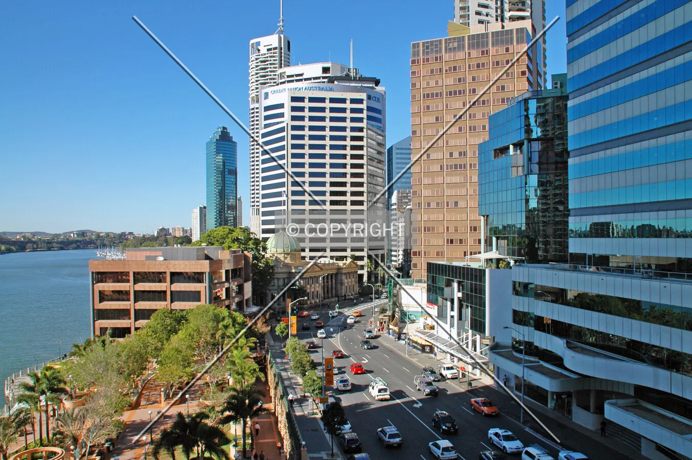Elevated view