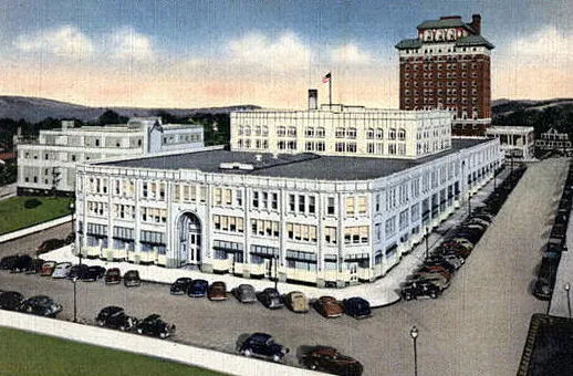 Vintage view from the southeast