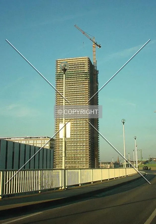 As seen from nearby Messe Torhaus
