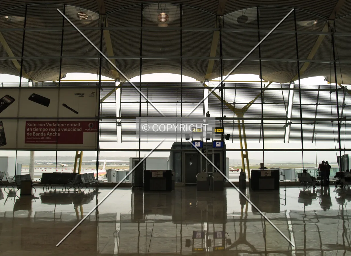 Facade of glass