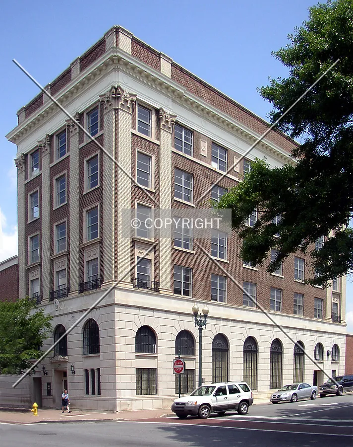 Looking northeast from Union Street South