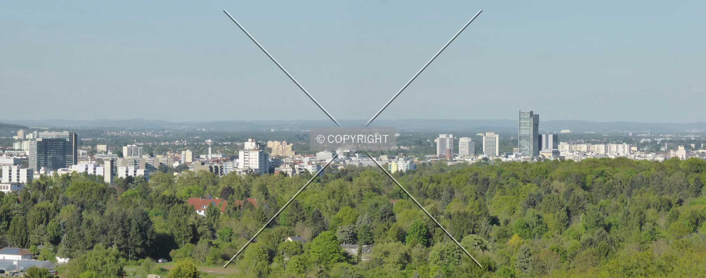 Skyline Offenbach am Main (Germany)