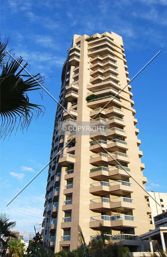 Looking up from the west