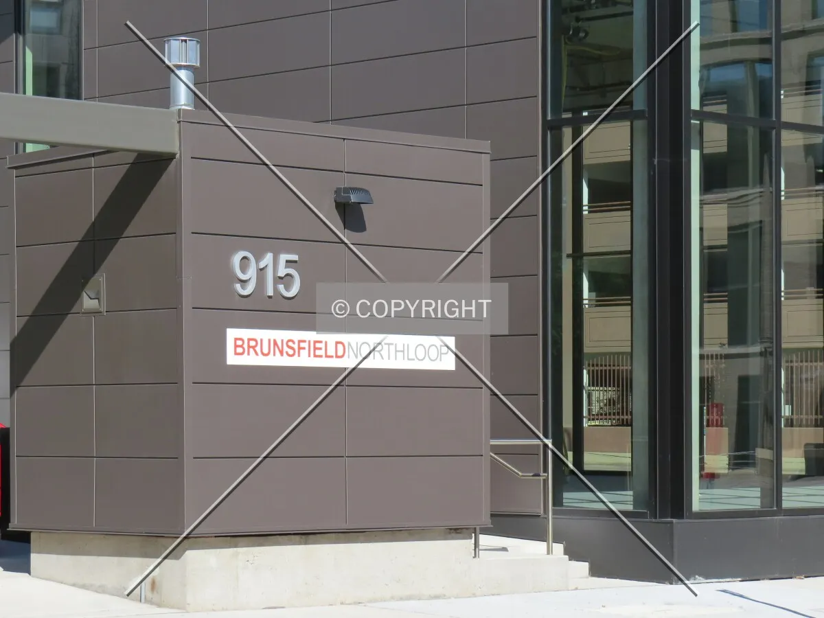 Signage and parking entrance from 9th Avenue North