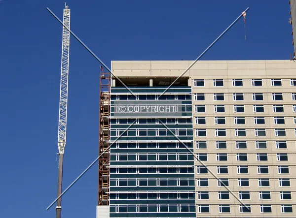 Upper floors atop the southeast corner