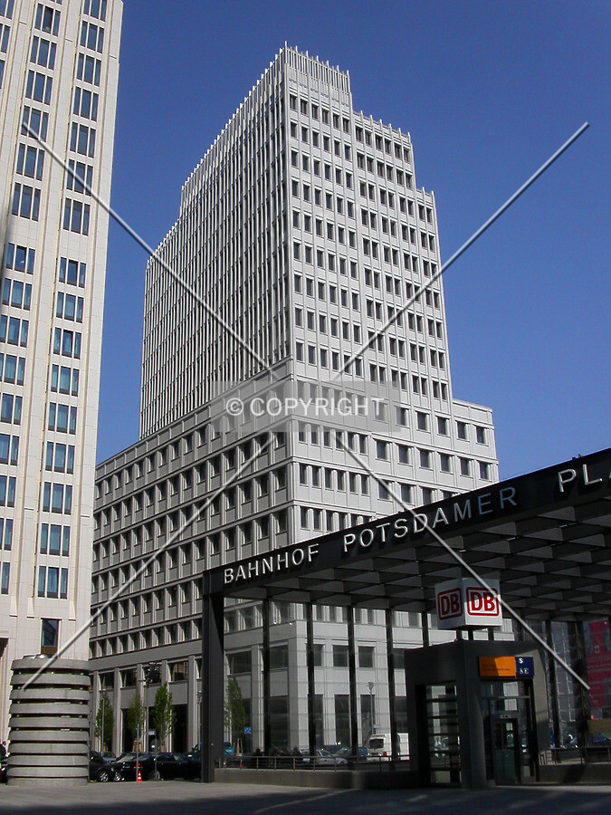 The building as seen from Potsdamer Platz