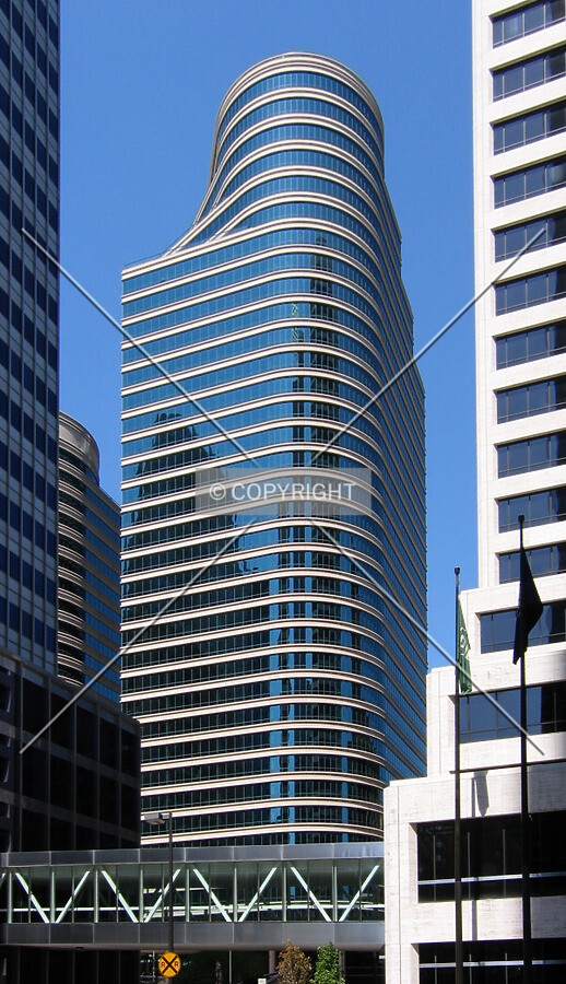View to the north from 6th Street