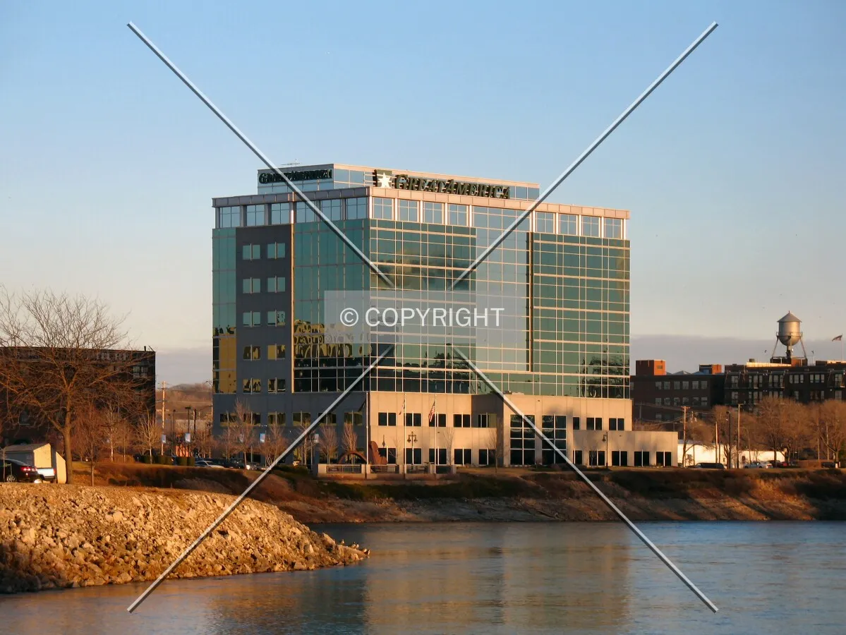 Distant view to the east across the Cedar River