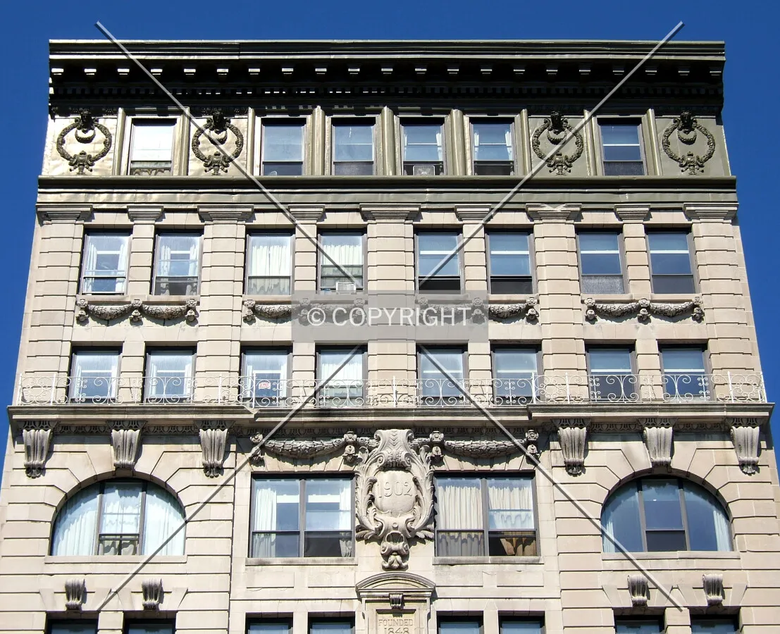 Cornice details from the southeast