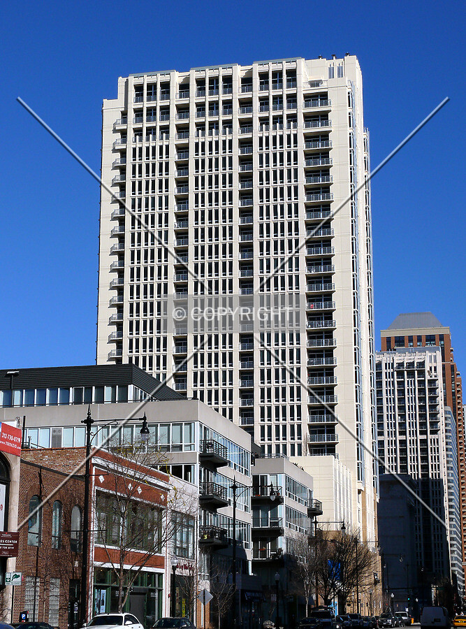 View to the north down Michigan Avenue