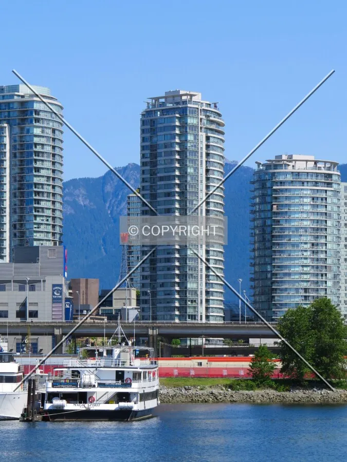 View to the north across False Creek
