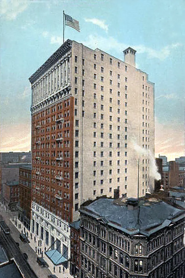Vintage view from the southeast