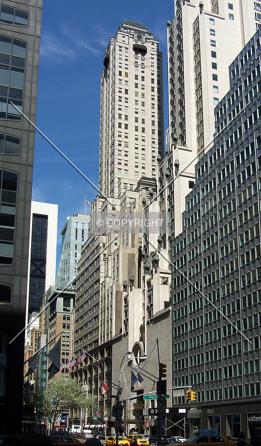 View from the southeast at 57th Street and Park Avenue