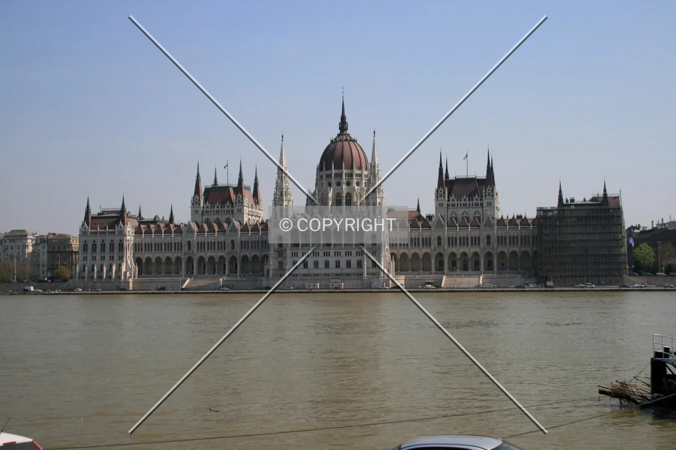 View from across the Danube