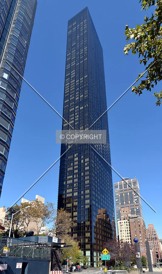 View from the south on 1st Avenue