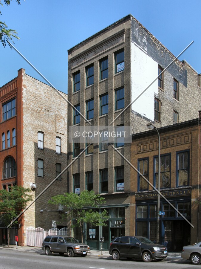 View to the east across 1st Avenue North