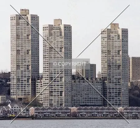 View from the southeast across the Hudson