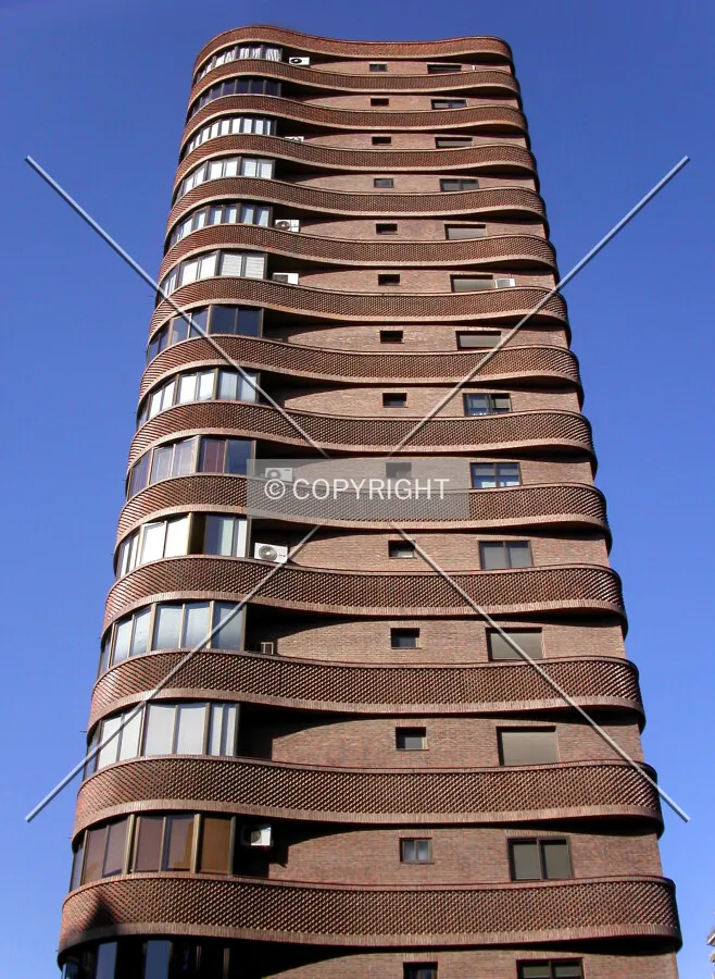 Looking up from the eastern side