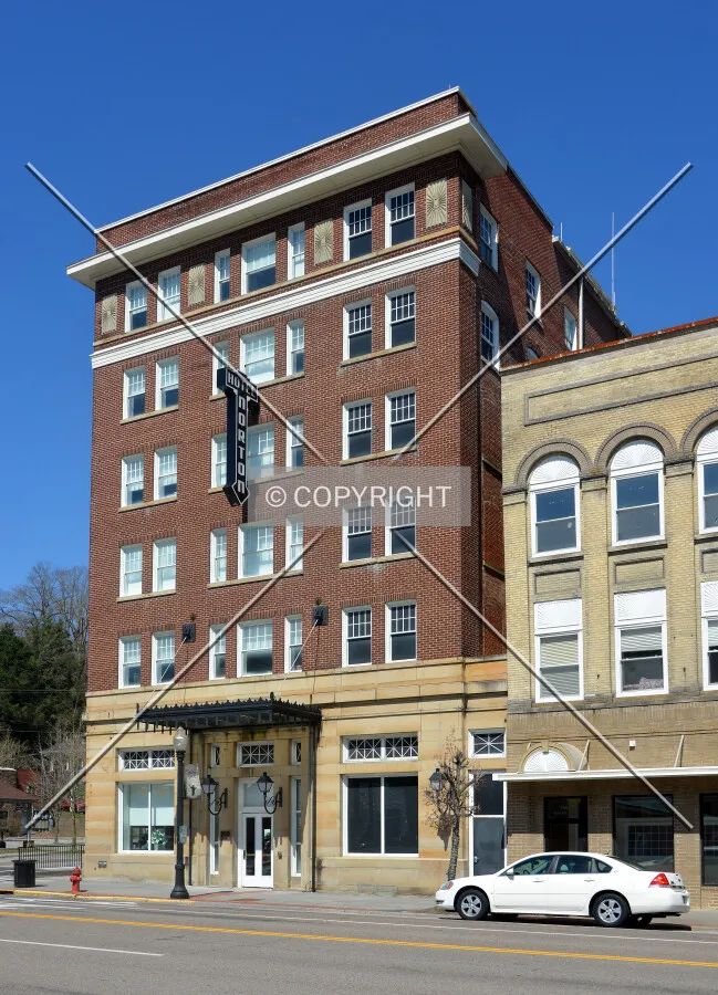 View from the southeast