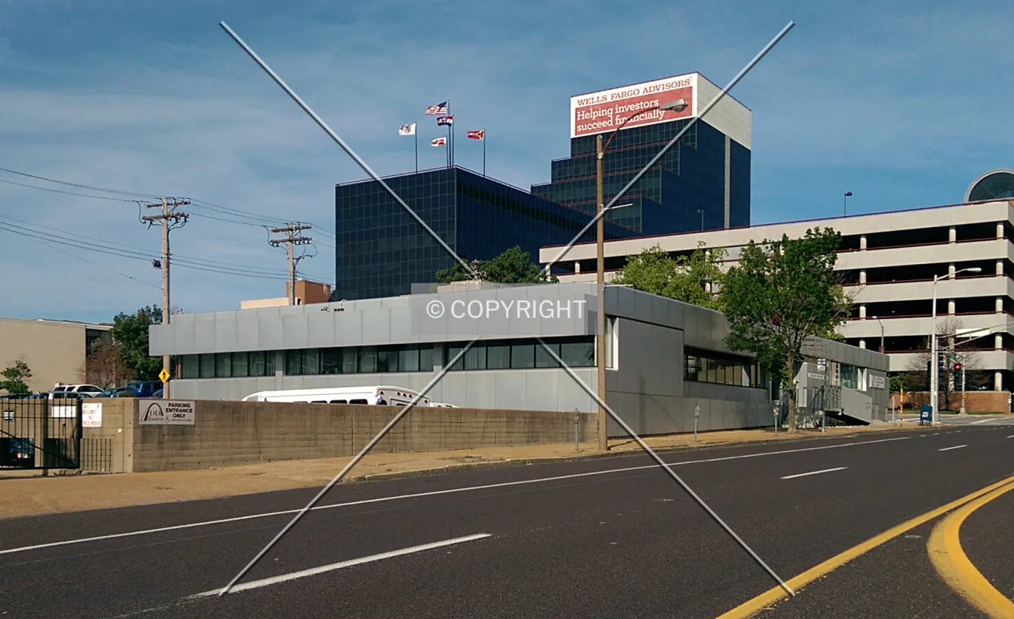 View from the northeast; July 2, 2014