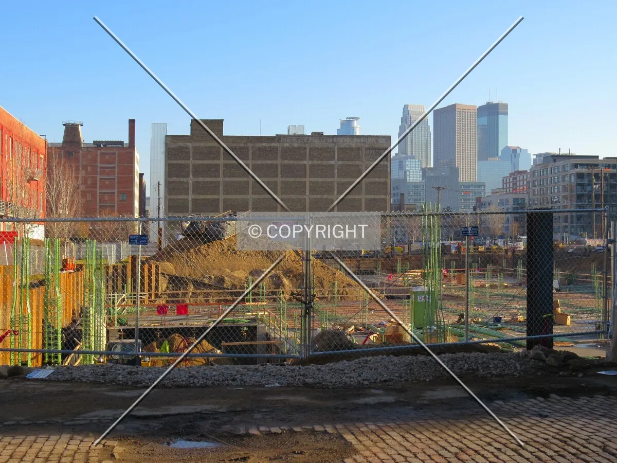 View to the southeast from 9th Avenue North