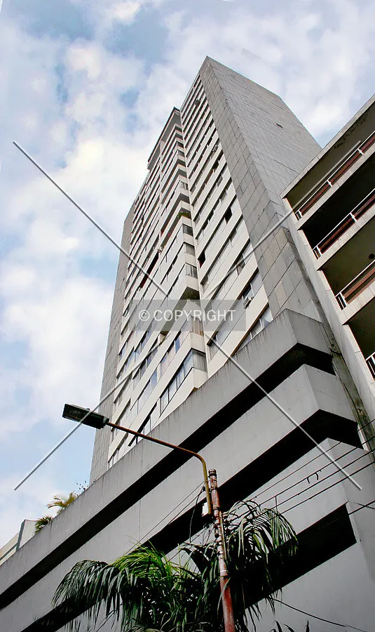 Straight up the north facade