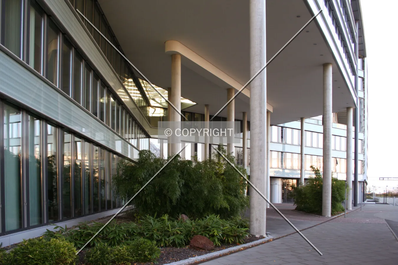 Entrance viewed from the southeast