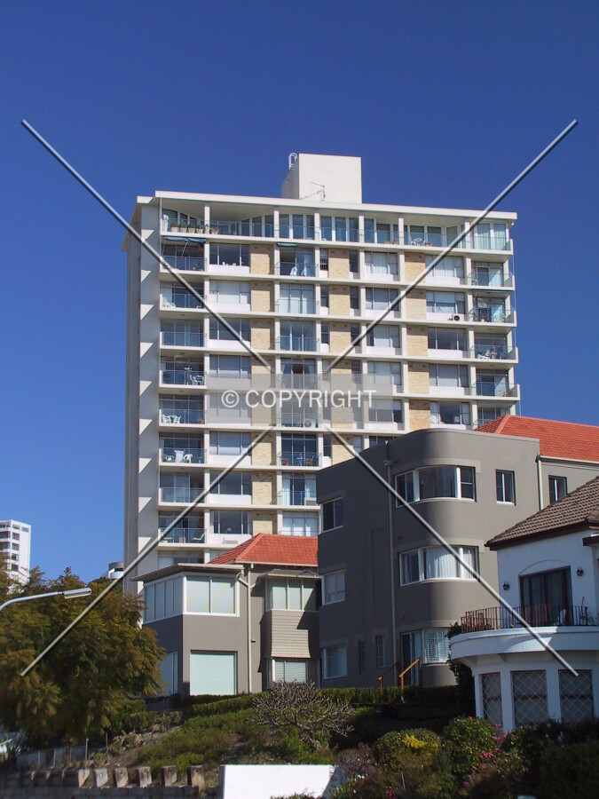 View southwest from Sutherland Crescent