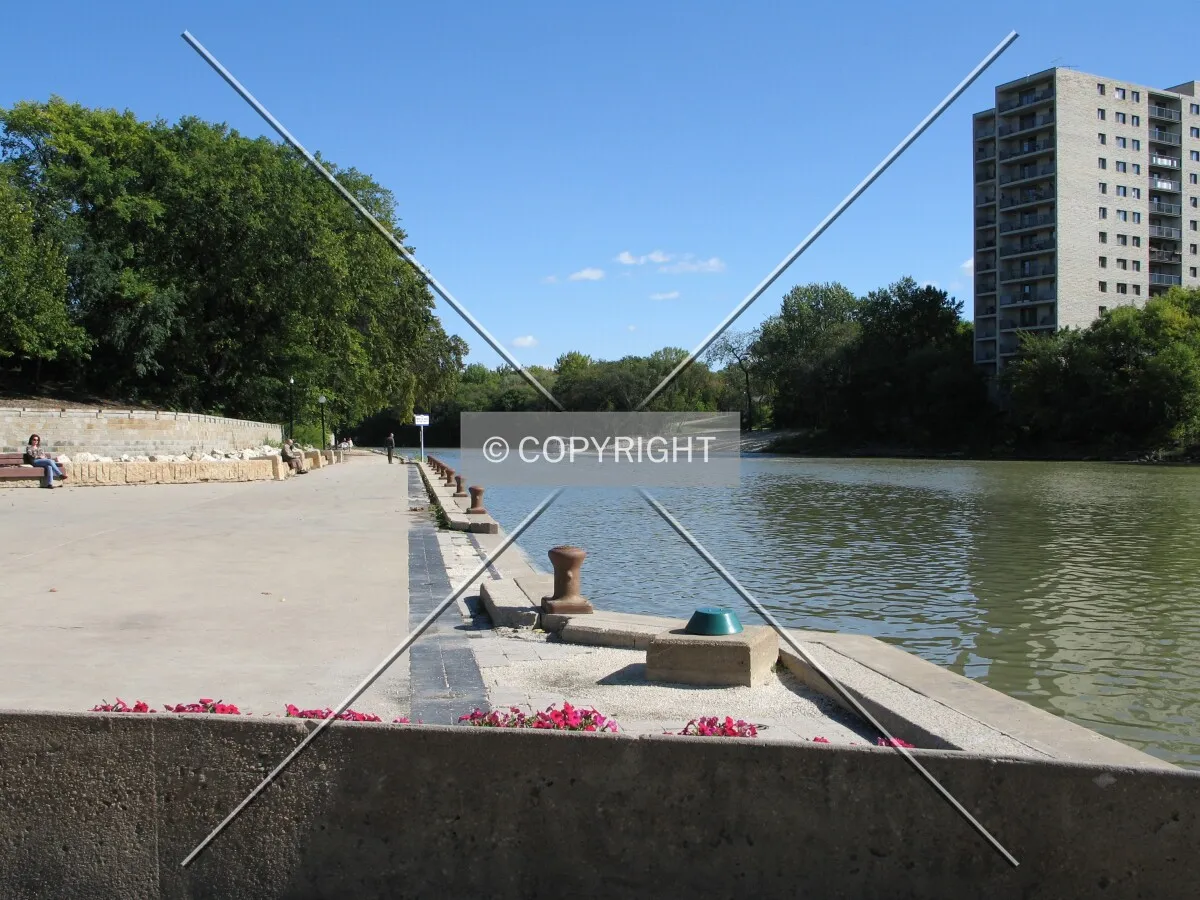 View along the Assiniboine river