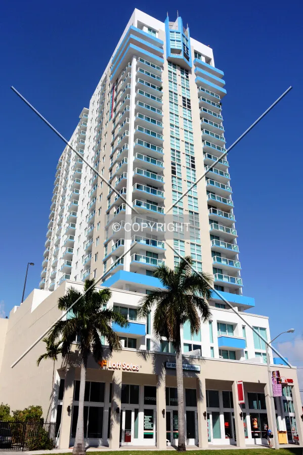 Looking up from the southeast