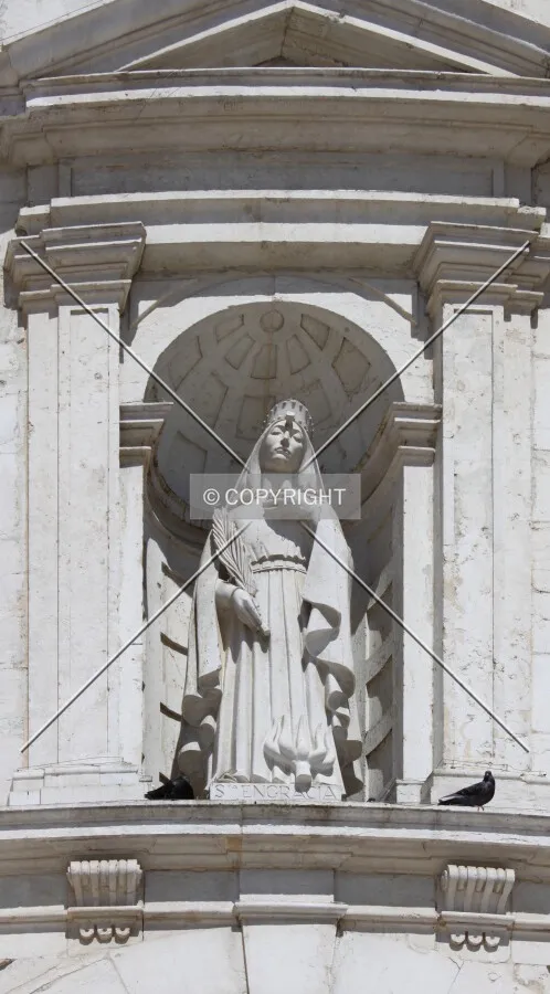 Detail of the western facade