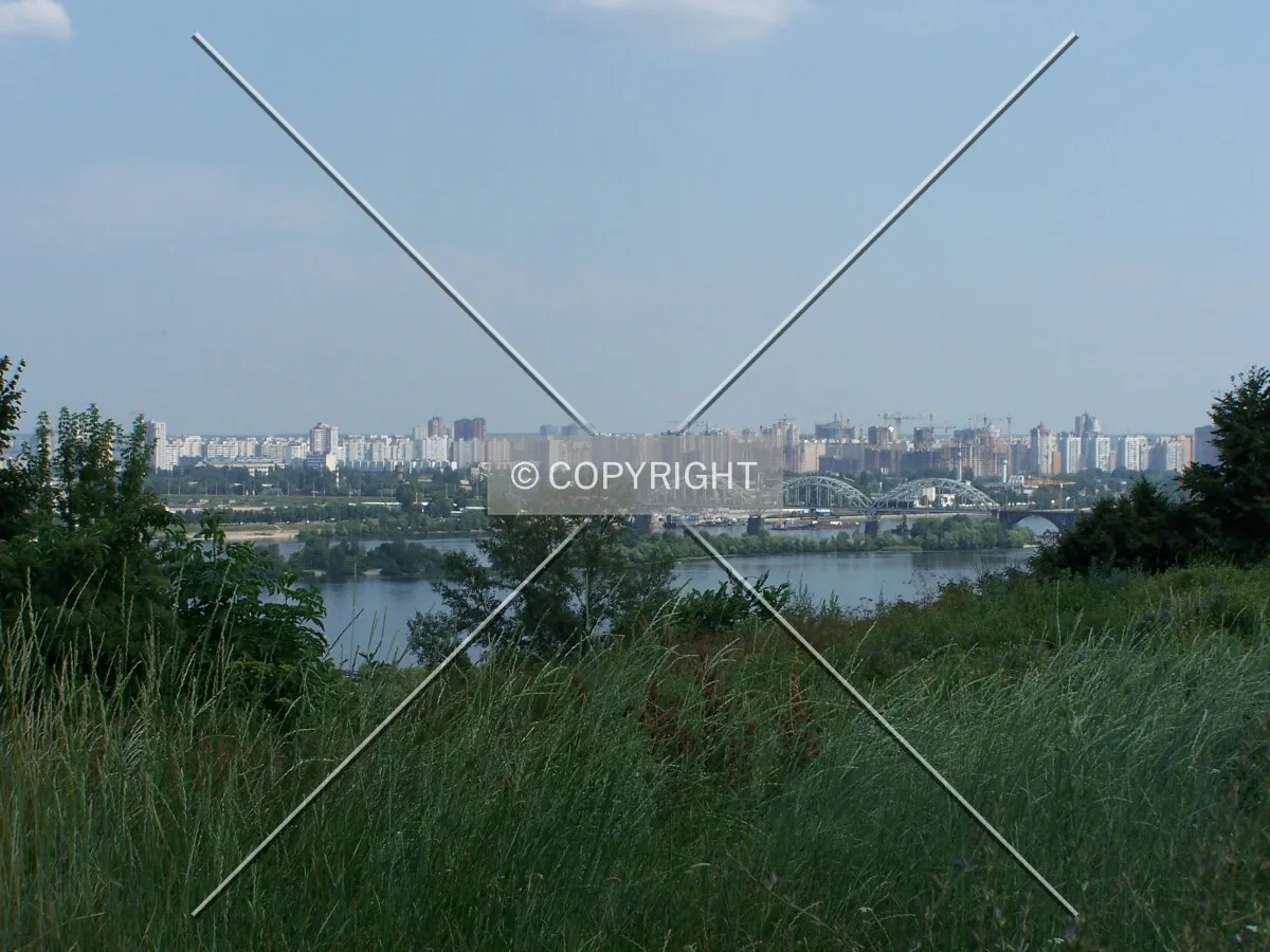View across the Dniepr