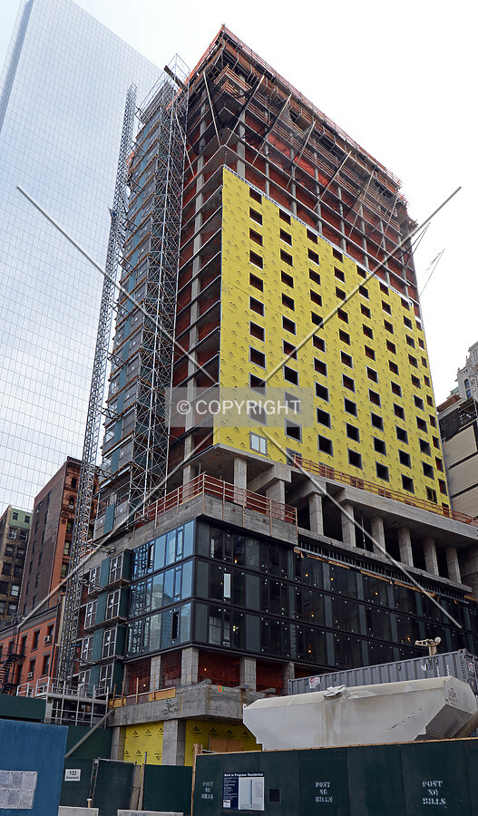 View from the southwest at Albany and Greenwich Street