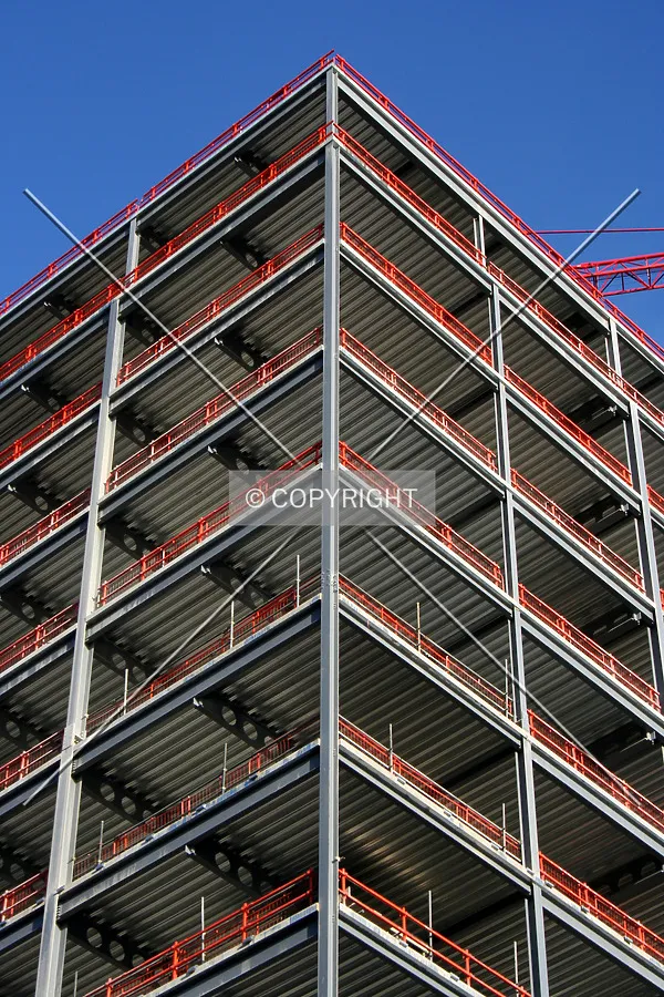 Looking up from the base