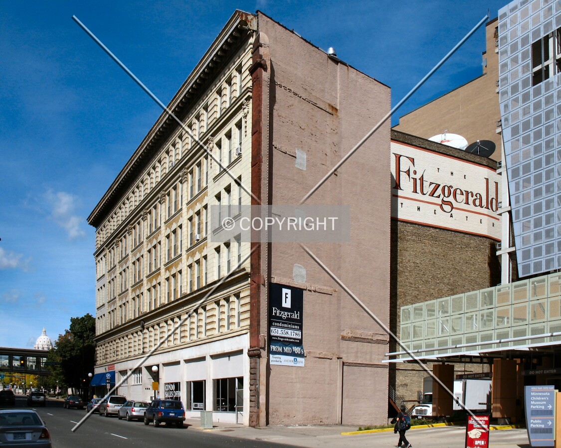 View to the north across Wabasha Street