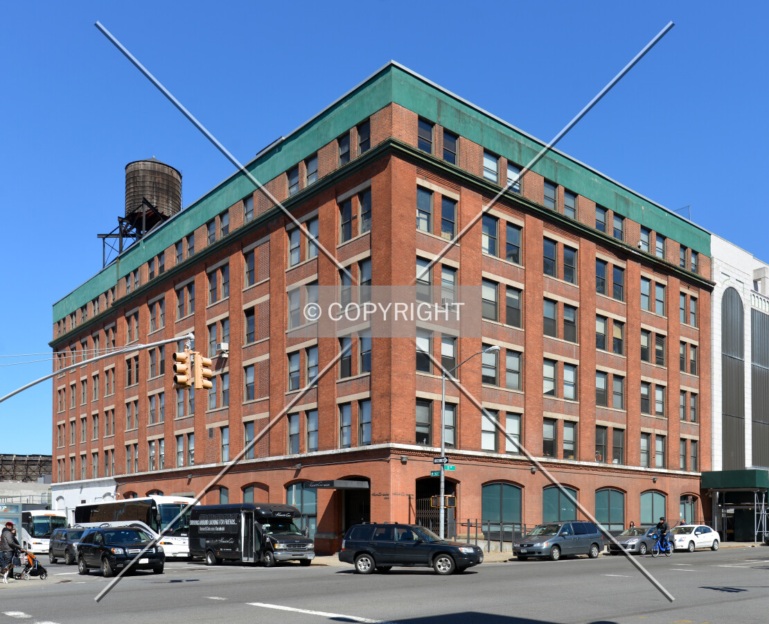View from the southeast at 50th Street and 11th Avenue