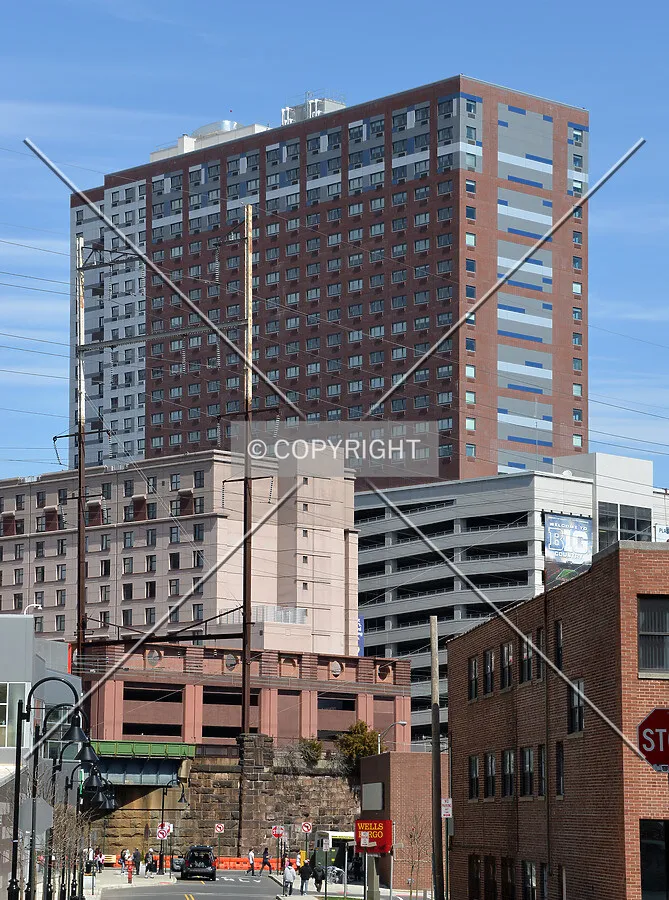 View from the south on Kirkpatrick Street