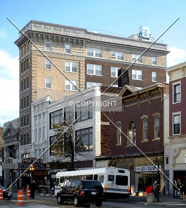 View from the northwest along State Street