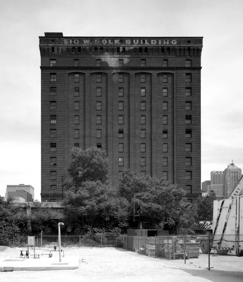 View from the south dated April, 1992
