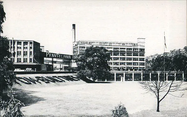 Vintage view from the northeast