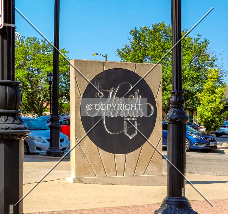 Sign on the northwest corner of the property; June 12, 2021