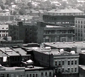 View from the northeast