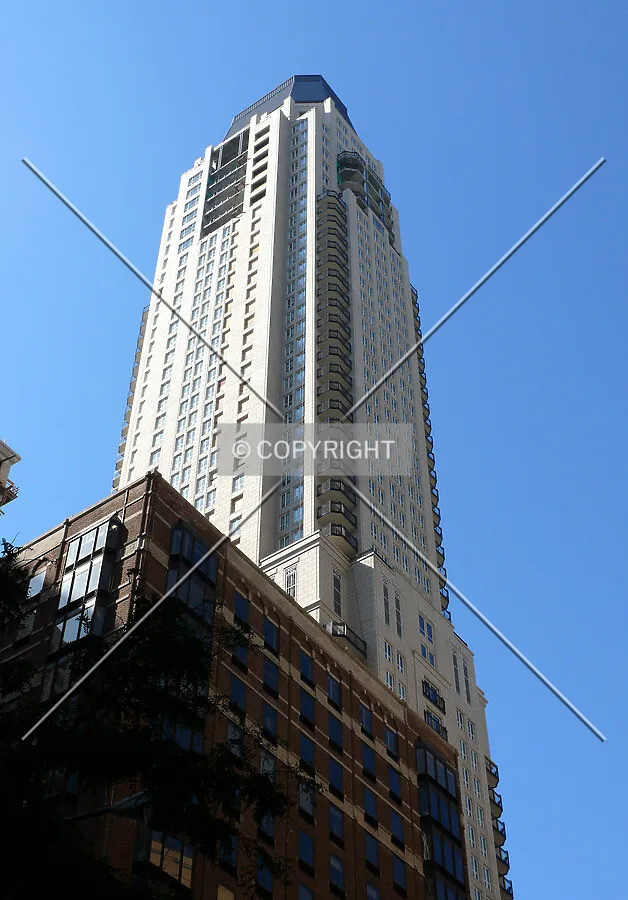 View of the southern and eastern face as seen from Rush Street