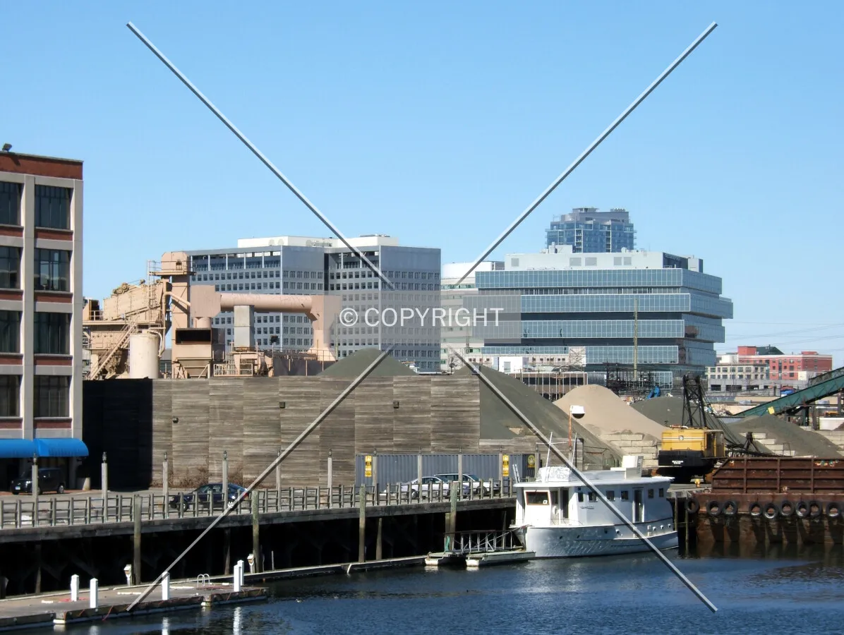 Downtown from the southeast